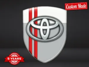 Toyota Pegatinas Cúpula Estilo Superior Insignias Alta Calidad